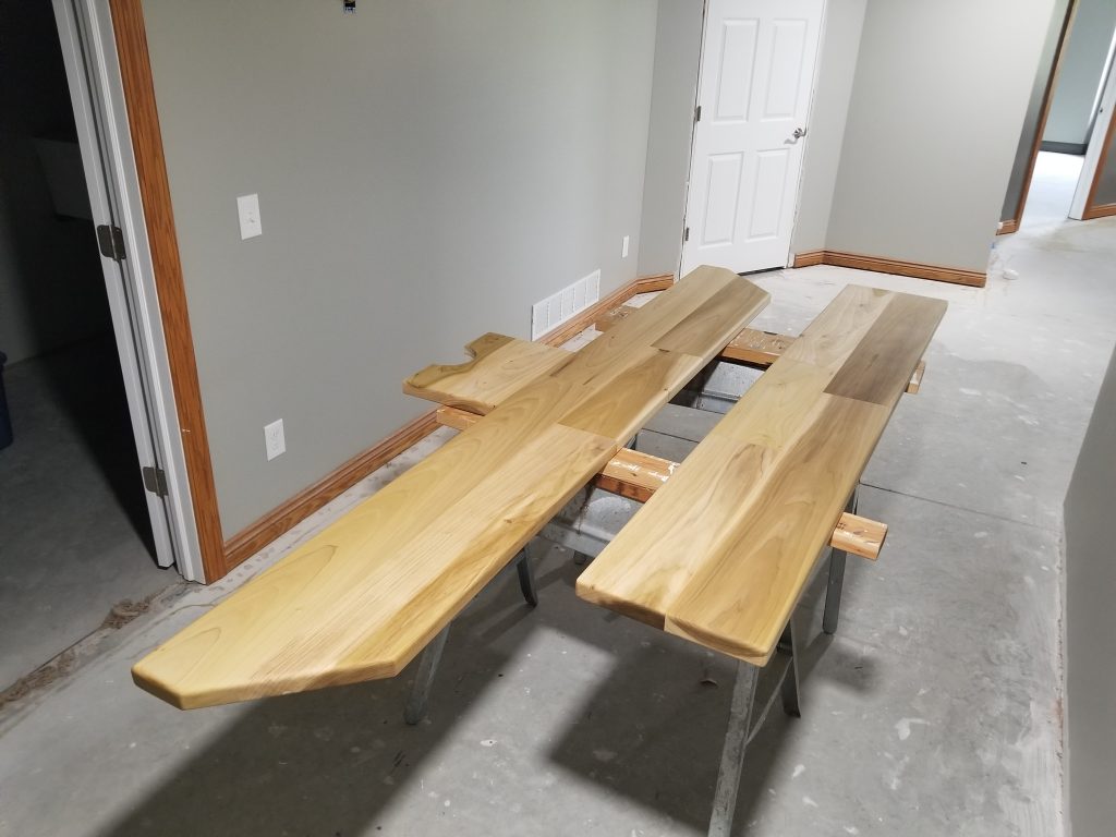 Custom Poplar Wall Tops