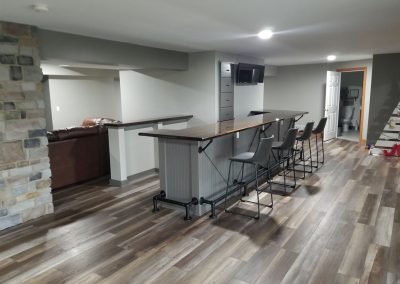 Custom Basement Bar Build & Epoxy