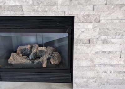 Custom Stone Fireplace Remodel